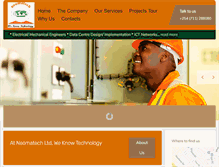 Tablet Screenshot of neomatech-eng.com